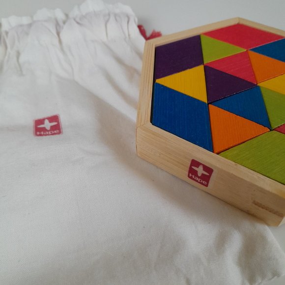 Hape Mini Mixed Shape Geometric Mosaic Puzzle Toy - Picture 8 of 11